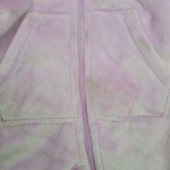 Adidas baby light lilac velour hooded one piece Size 3 months - Picture 5 of 9